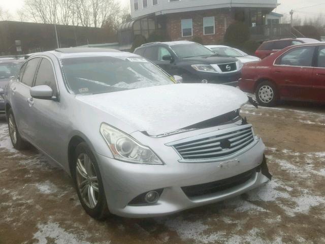 JN1CV6ARXAM253175 - 2010 INFINITI G37 SILVER photo 1