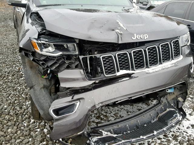 1C4RJFBG1JC356524 - 2018 JEEP GRAND CHER GRAY photo 9