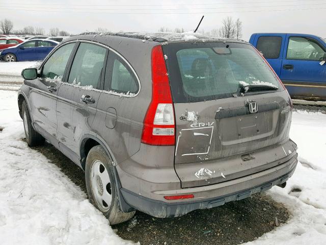 5J6RE4H35AL044679 - 2010 HONDA CR-V LX Boz foto 3