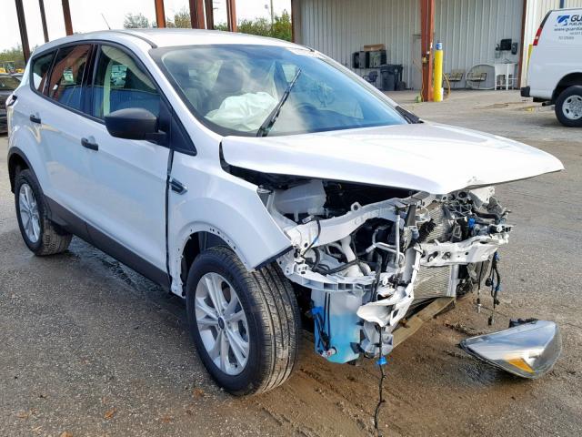 1FMCU0F73KUA12351 - 2019 FORD ESCAPE S WHITE photo 1