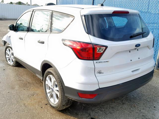 1FMCU0F73KUA12351 - 2019 FORD ESCAPE S WHITE photo 3