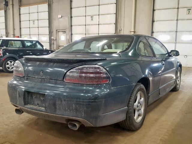 1G2WP12K2WF299012 - 1998 PONTIAC GRAND PRIX GREEN photo 4