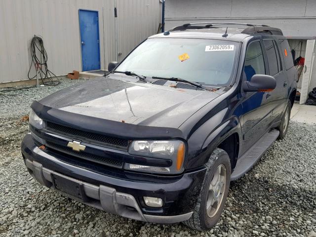 1GNET16S656167079 - 2005 CHEVROLET TRAILBLAZE BLACK photo 2