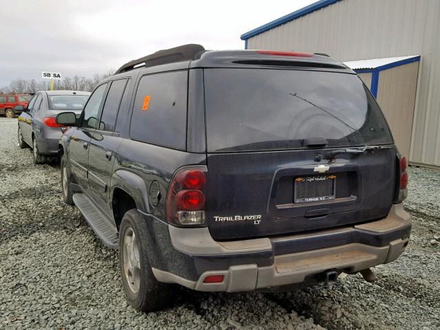 1GNET16S656167079 - 2005 CHEVROLET TRAILBLAZE BLACK photo 3