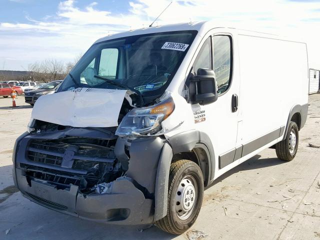 3C6TRVAG6HE520449 - 2017 RAM PROMASTER WHITE photo 2