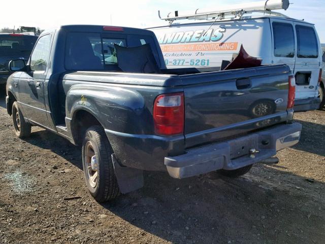 1FTYR10D14PA42451 - 2004 FORD RANGER GREEN photo 3