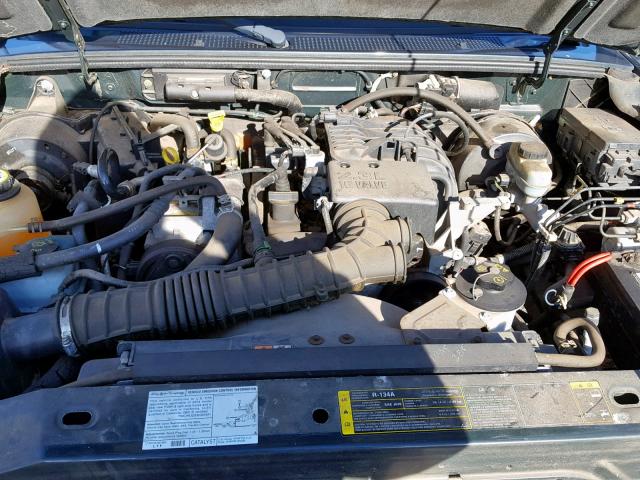 1FTYR10D14PA42451 - 2004 FORD RANGER GREEN photo 7