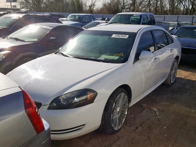 2G1WD5EM9B1248982 - 2011 CHEVROLET IMPALA POL WHITE photo 2