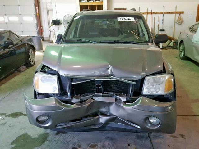 1GKDT13S182124407 - 2008 GMC ENVOY TAN photo 7