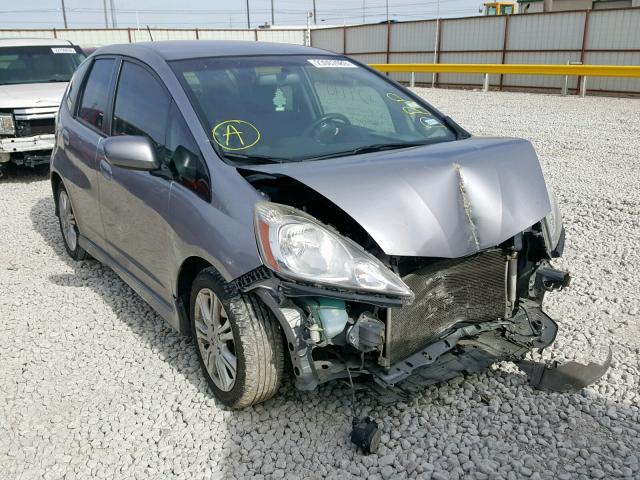 JHMGE88409S054727 - 2009 HONDA FIT SPORT GRAY photo 1