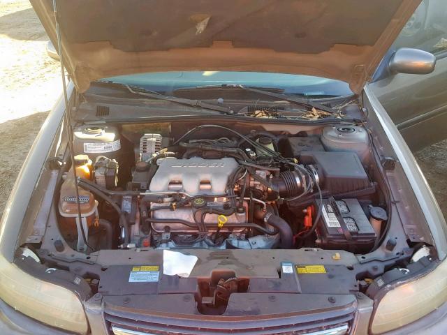 1G1NE52J616256080 - 2001 CHEVROLET MALIBU LS Қоңыр фото 7