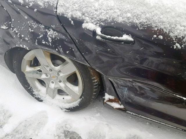 1G1ZB5EB5A4114474 - 2010 CHEVROLET MALIBU LS შავი ფოტო 9