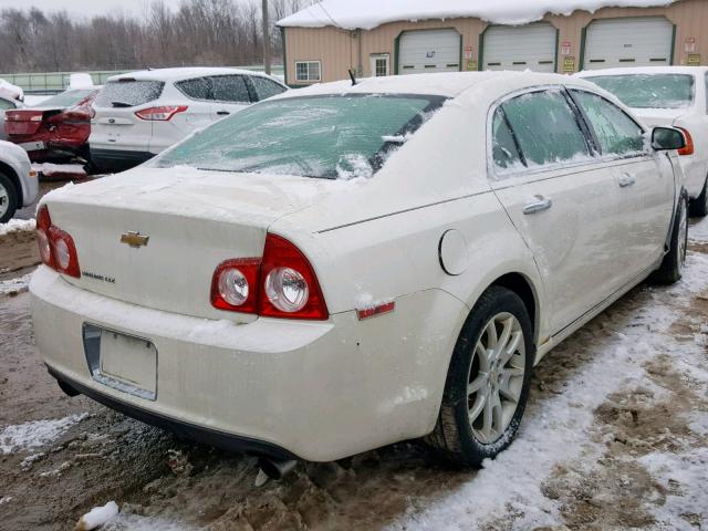 1G1ZE5E79AF111293 - 2010 CHEVROLET MALIBU LTZ WHITE photo 4