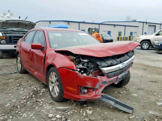 3FAHP0JA6AR271870 - 2010 FORD FUSION SEL RED photo 1