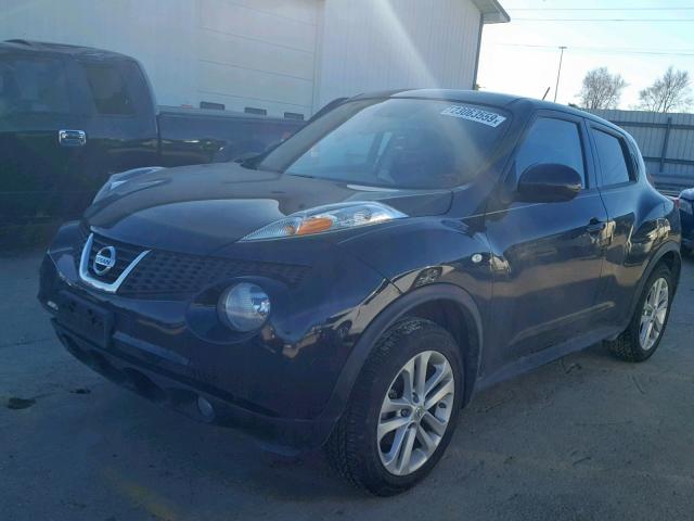 JN8AF5MV7ET362696 - 2014 NISSAN JUKE S BLACK photo 2