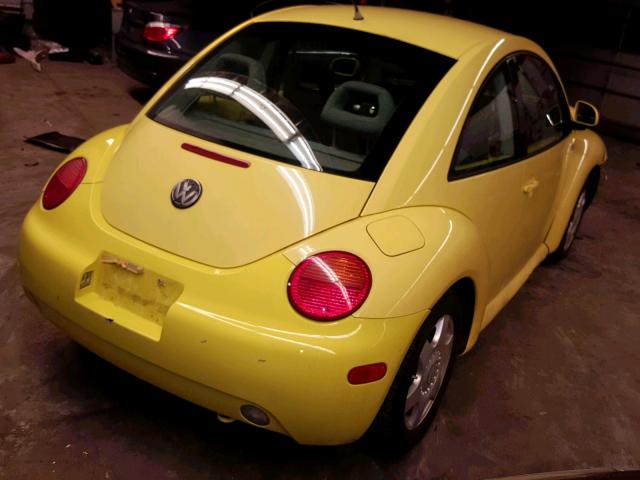 3VWCA21C4XM425448 - 1999 VOLKSWAGEN NEW BEETLE Сары фото 4