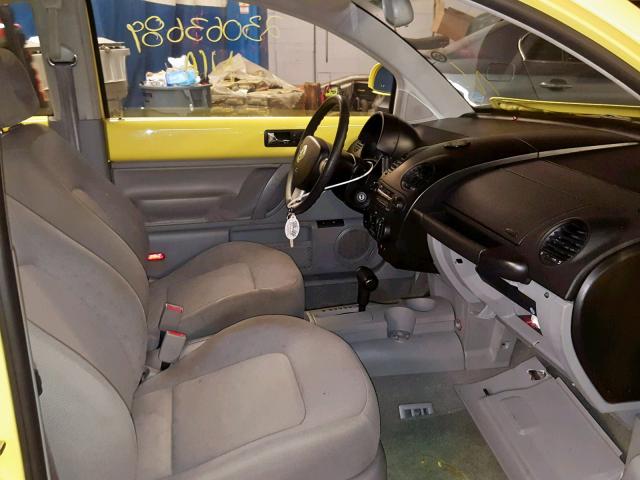 3VWCA21C4XM425448 - 1999 VOLKSWAGEN NEW BEETLE Сары фото 5