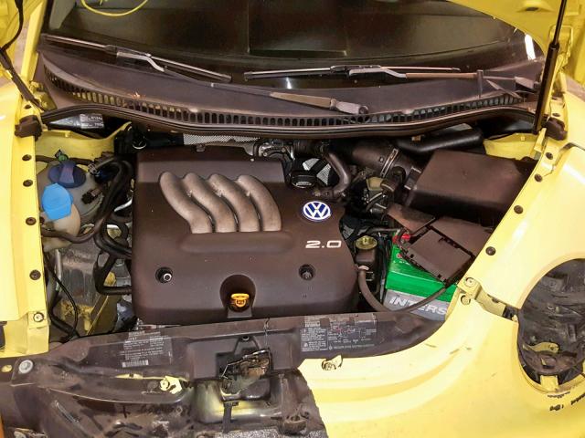 3VWCA21C4XM425448 - 1999 VOLKSWAGEN NEW BEETLE Сары фото 7