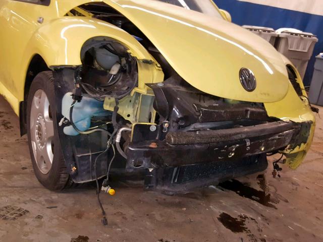 3VWCA21C4XM425448 - 1999 VOLKSWAGEN NEW BEETLE Сары фото 9