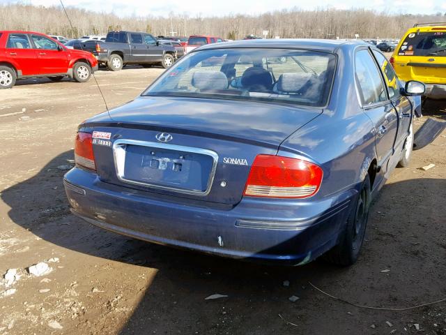 KMHWF25S25A188872 - 2005 HYUNDAI SONATA GL 蓝色 照片 4