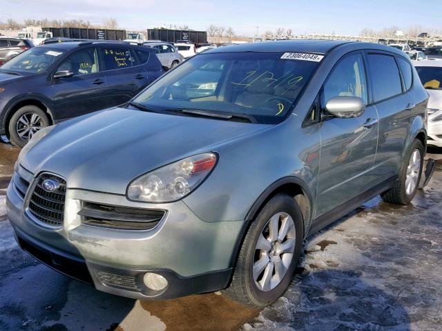 4S4WX86D174408665 - 2007 SUBARU B9 TRIBECA GREEN photo 2