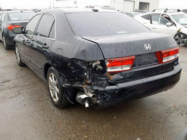 1HGCM66584A073559 - 2004 HONDA ACCORD EX BLACK photo 3