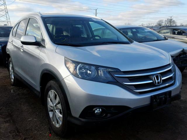 2HKRM4H72EH698089 - 2014 HONDA CR-V EXL SILVER photo 1