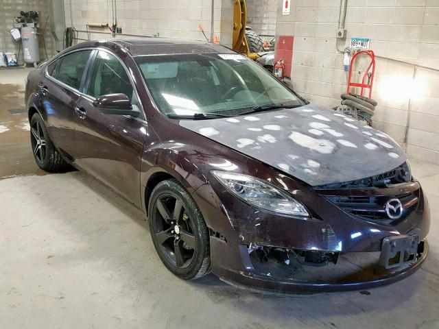 1YVHP82B795M33367 - 2009 MAZDA 6 S BURGUNDY photo 1