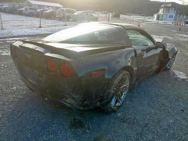 1G1YY26E965117820 - 2006 CHEVROLET CORVETTE Z BLACK photo 4