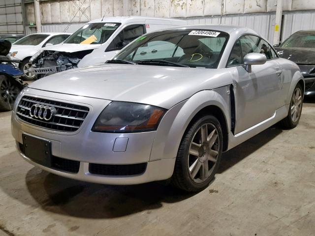 TRUWT28N431013531 - 2003 AUDI TT QUATTRO SILVER photo 2