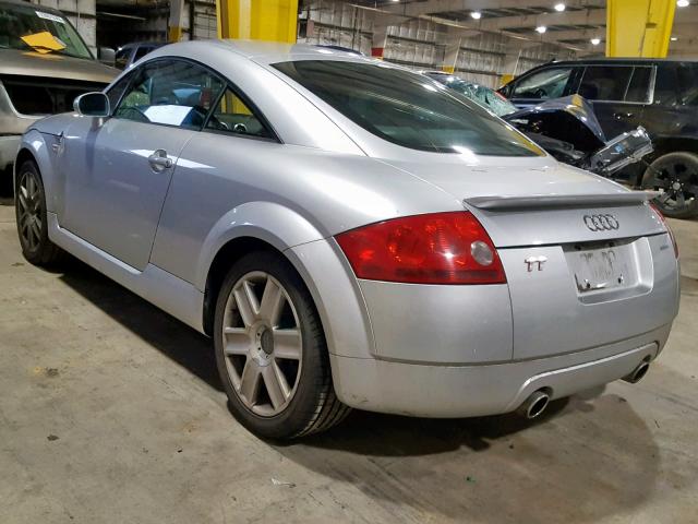 TRUWT28N431013531 - 2003 AUDI TT QUATTRO SILVER photo 3