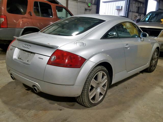 TRUWT28N431013531 - 2003 AUDI TT QUATTRO SILVER photo 4