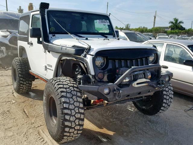 1J4AA2D13BL621034 - 2011 JEEP WRANGLER S WHITE photo 1