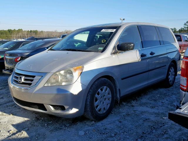 5FNRL38258B097215 - 2008 HONDA ODYSSEY LX GRAY photo 2