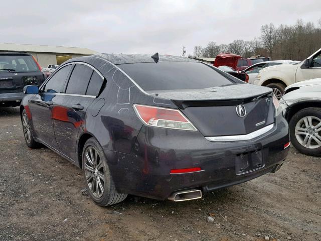 19UUA8F32EA000664 - 2014 ACURA TL SE BLACK photo 3