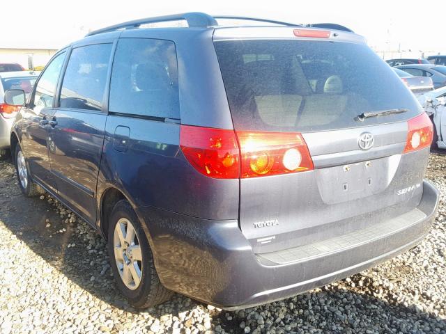 5TDZA23C26S553292 - 2006 TOYOTA SIENNA CE BLUE photo 3