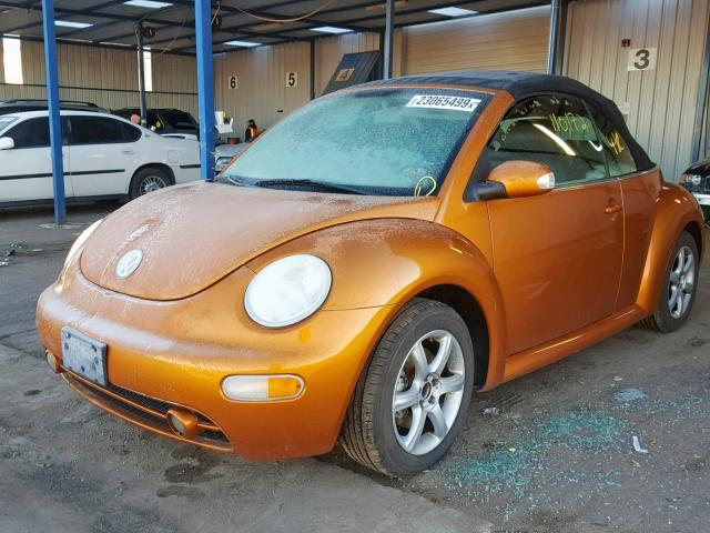 3VWCD31Y84M316754 - 2004 VOLKSWAGEN NEW BEETLE 橙色 照片 2