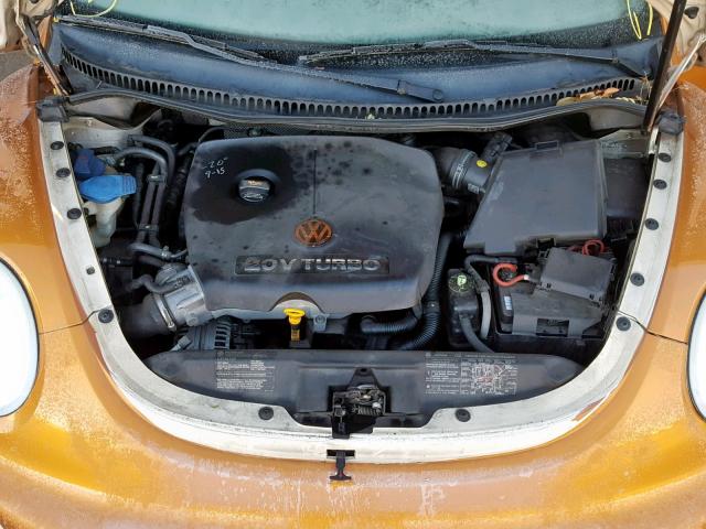 3VWCD31Y84M316754 - 2004 VOLKSWAGEN NEW BEETLE 橙色 照片 7
