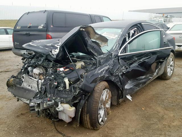 2G4GL5EX2F9166121 - 2015 BUICK REGAL BLACK photo 2