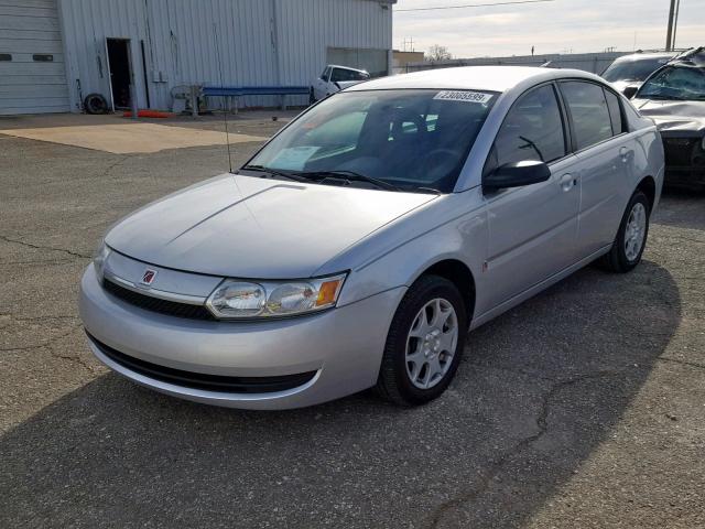 1G8AJ52F94Z192210 - 2004 SATURN ION LEVEL SILVER photo 2