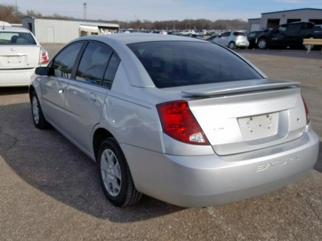 1G8AJ52F94Z192210 - 2004 SATURN ION LEVEL SILVER photo 3