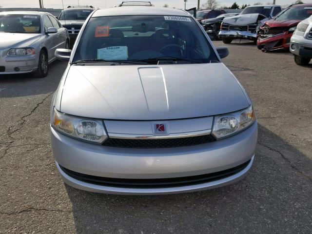 1G8AJ52F94Z192210 - 2004 SATURN ION LEVEL SILVER photo 9