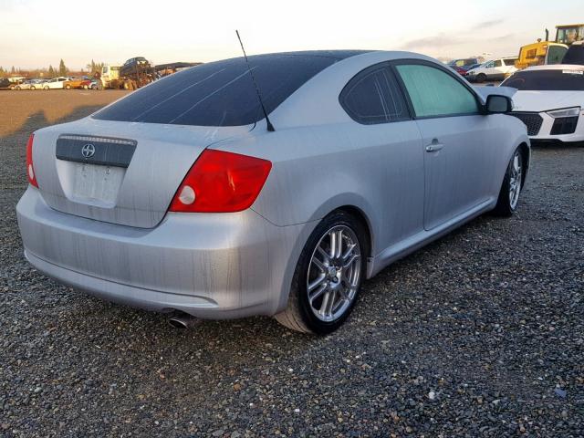 JTKDE177870148931 - 2007 TOYOTA SCION TC ვერცხლისფერი ფოტო 4
