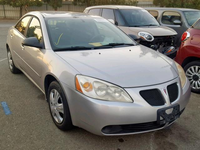 1G2ZF55B864182808 - 2006 PONTIAC G6 SE GRAY photo 1