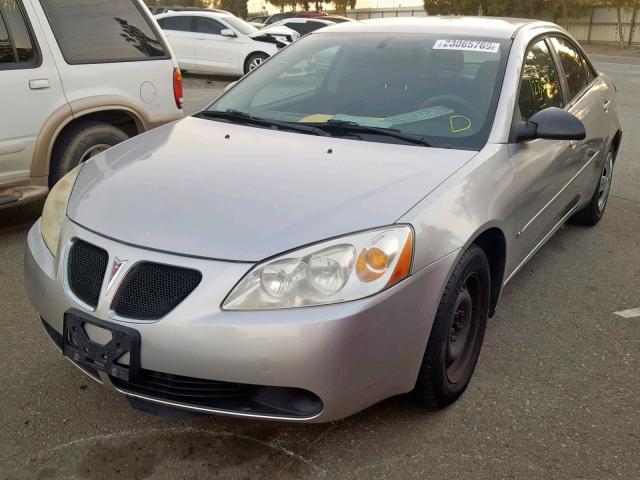 1G2ZF55B864182808 - 2006 PONTIAC G6 SE GRAY photo 2