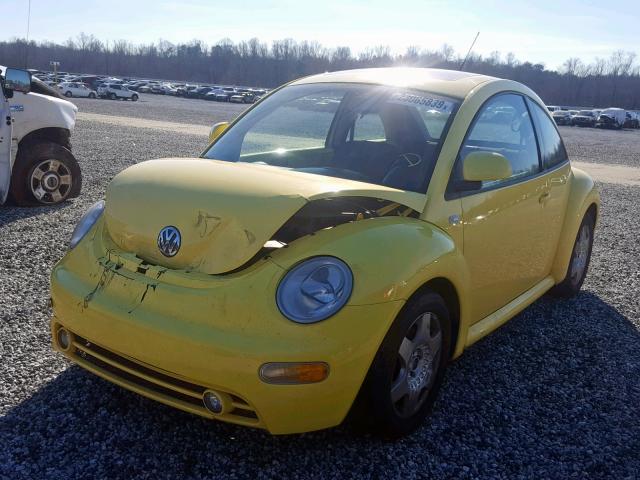 3VWCA21C8YM440178 - 2000 VOLKSWAGEN NEW BEETLE Gelb Foto 2