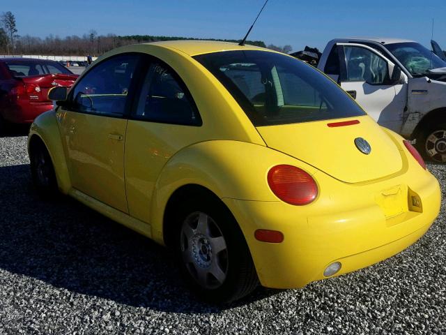 3VWCA21C8YM440178 - 2000 VOLKSWAGEN NEW BEETLE Gelb Foto 3