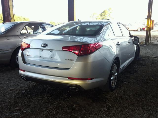 5XXGN4A76CG005872 - 2012 KIA OPTIMA EX SILVER photo 4