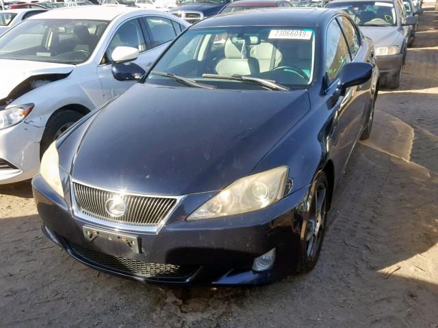 JTHCK262265005867 - 2006 LEXUS IS 250 BLUE photo 2