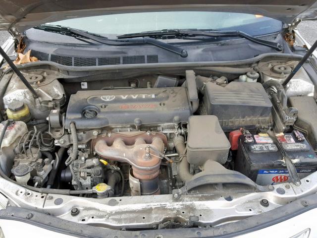 4T4BE46K78R028412 - 2008 TOYOTA CAMRY CE SILVER photo 7